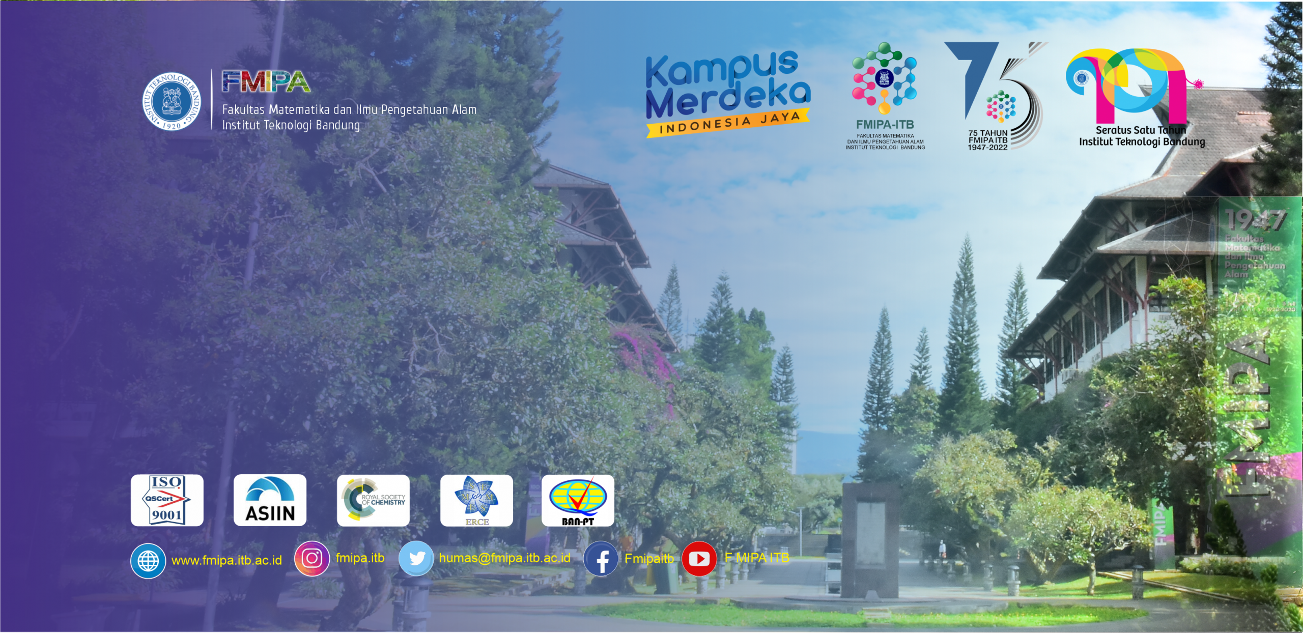 BackGround FMIPA+LOGO DIES+AKREDITASI+LANDSCAPE