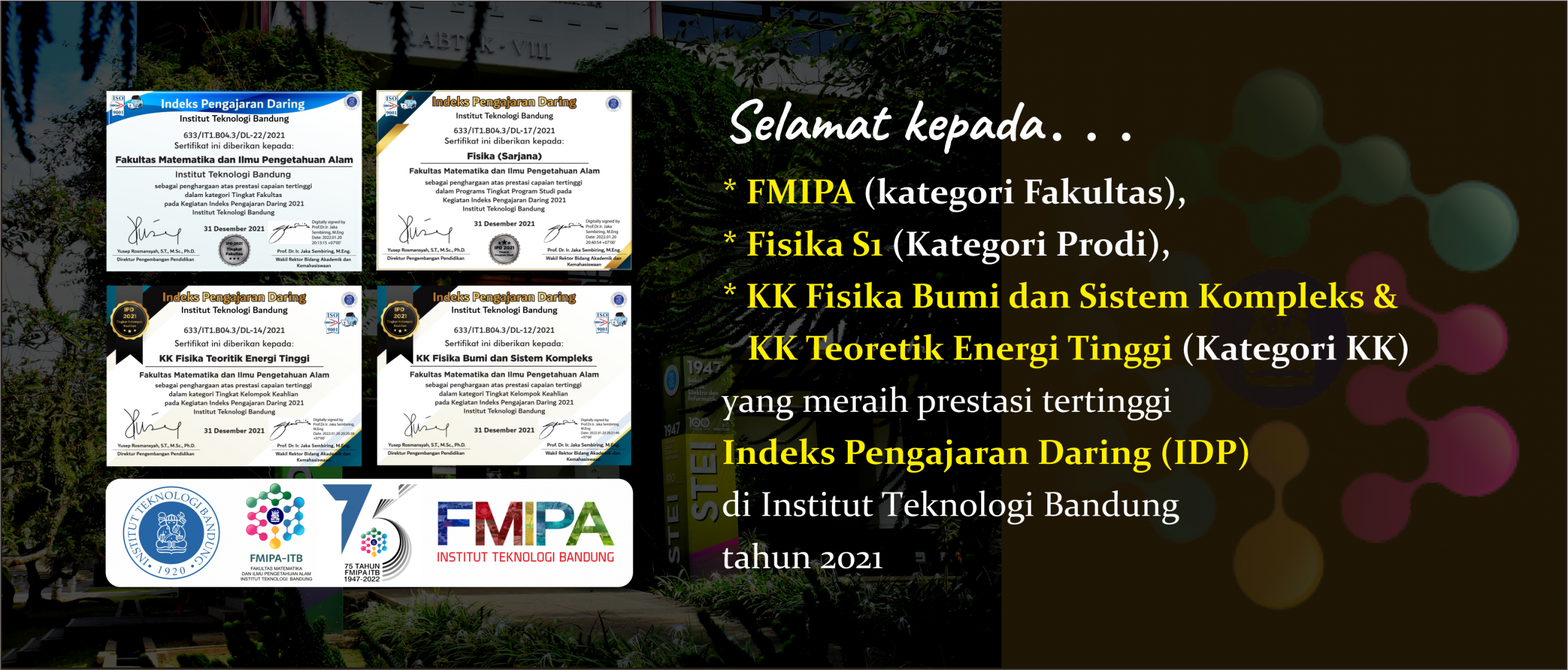 Index Pengajaran daring 2021 Panjang