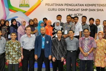 Pembukaan Pelatihan Guru OSN Tingkat SMP dan SMA se-Aceh
