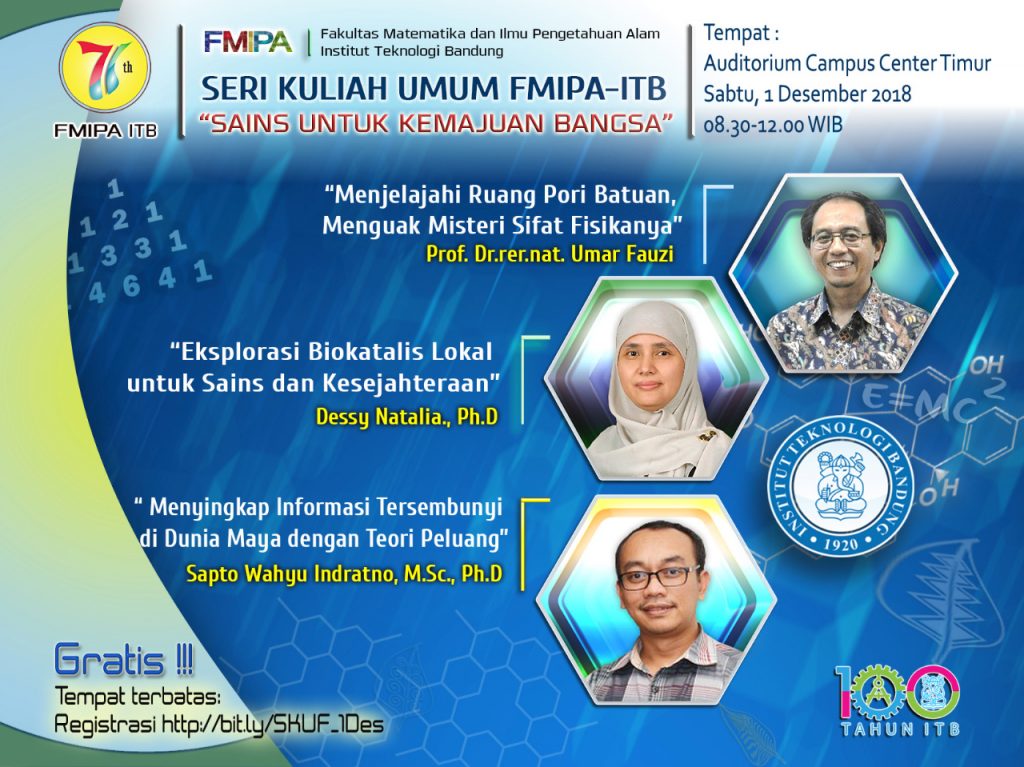 Seri Kuliah Umum FMIPA-ITB – FMIPA ITB