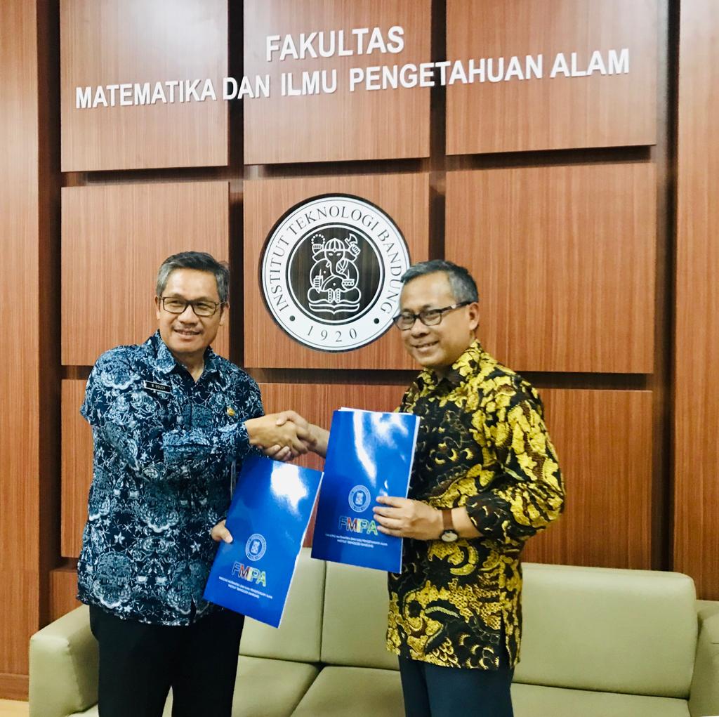 Penandatangan Perjanjian Kerja Sama Antara FMIPA ITB dengan Dinas Pendidikan, Pemerintah Provinsi Kepulauan Bangka Belitung