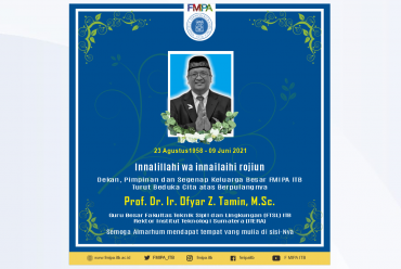 Obituari: Prof. Dr. Ir. Ofyar Z. Tamin, M.Sc.