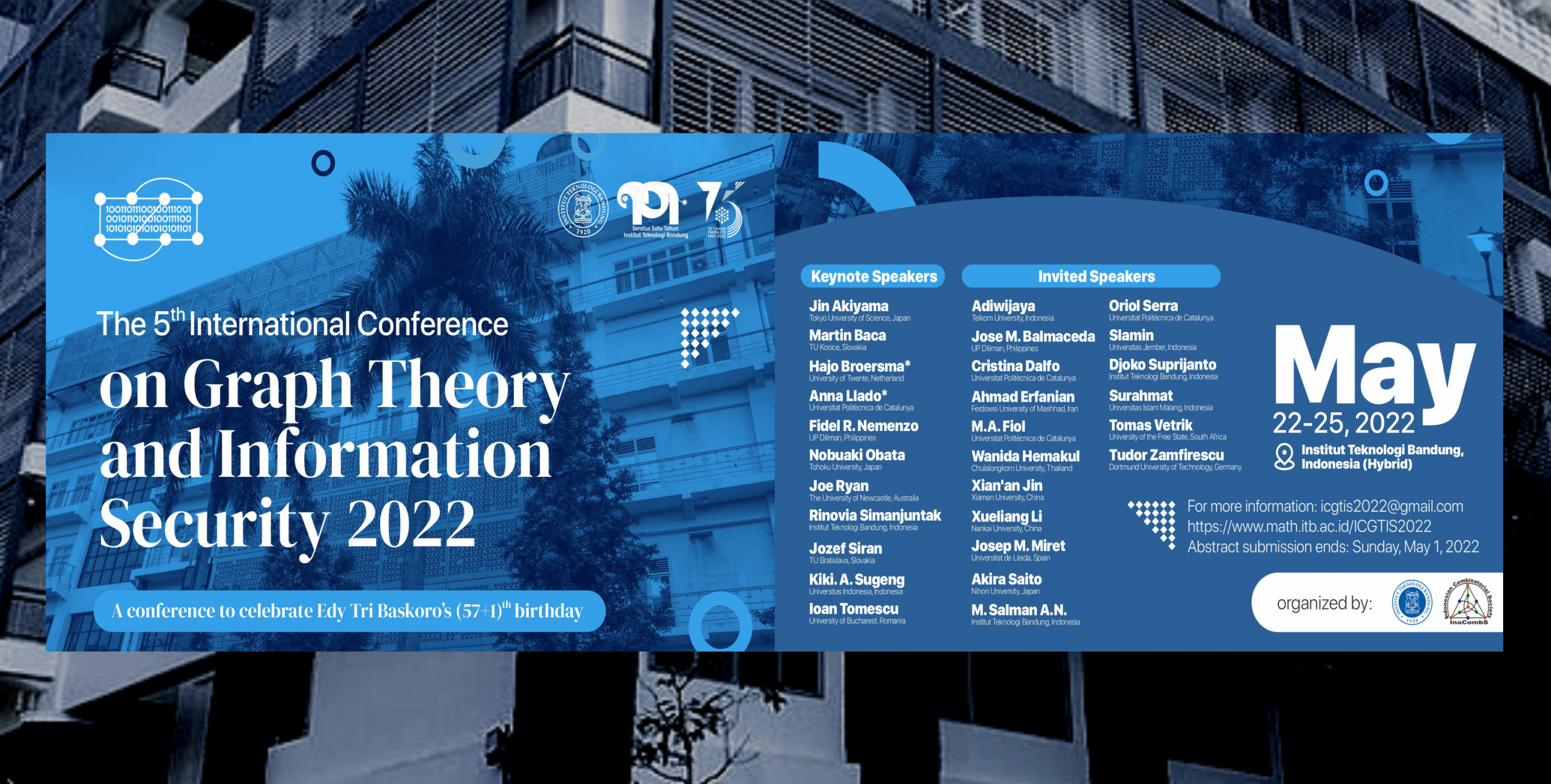 5th International Conference on Graph Theory and Information Security 2022