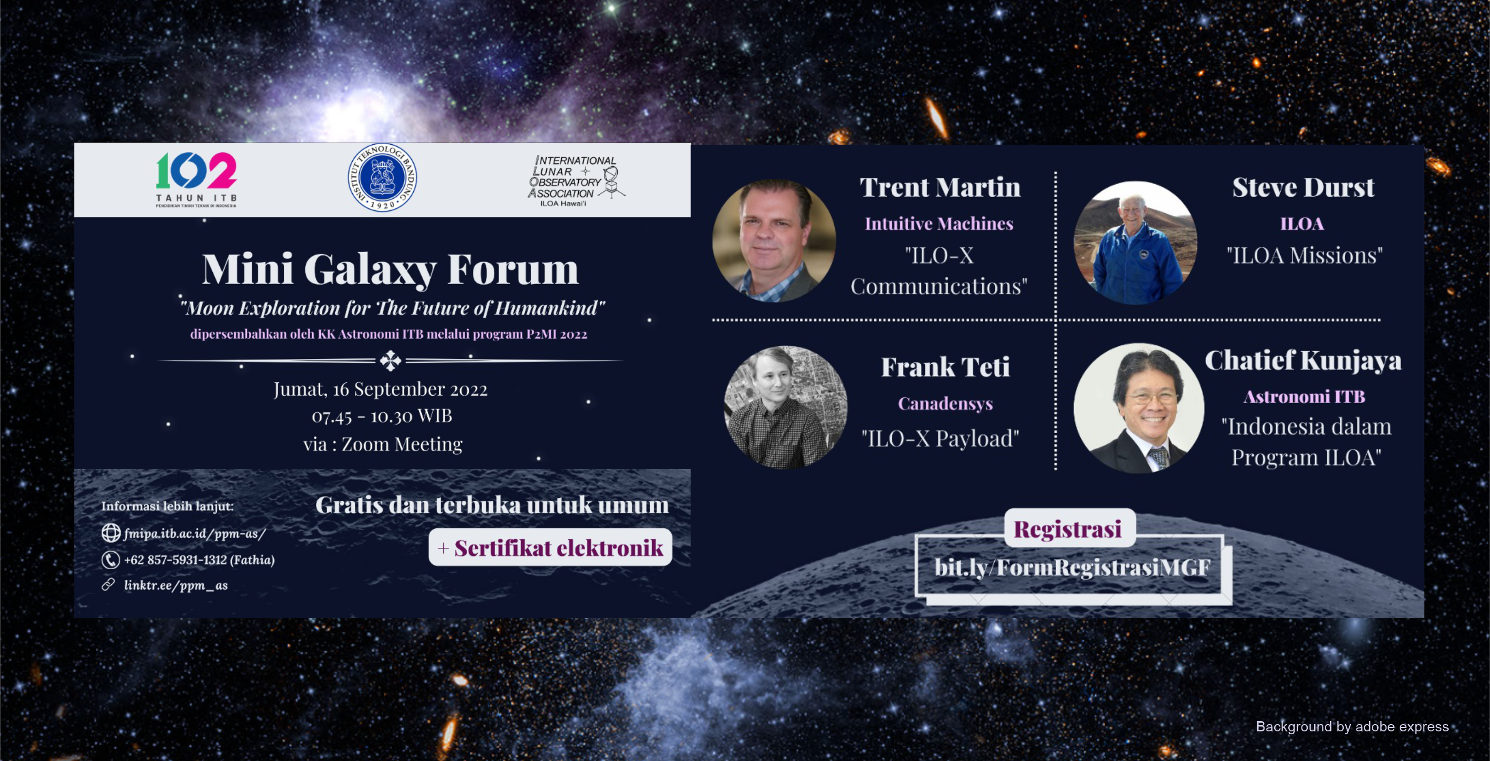 Press Release Galaksi Forum: “Moon Exploration for the Future of Humankind”