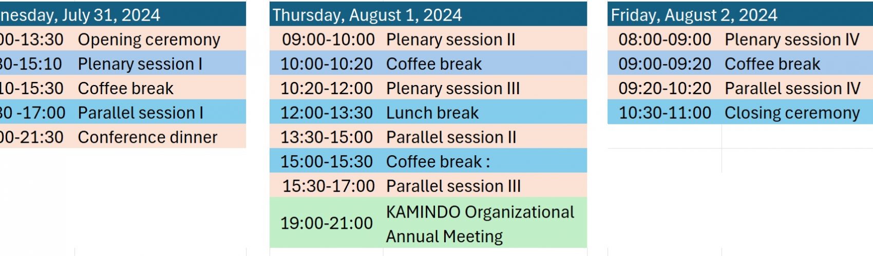 Schedule ICONMAA17