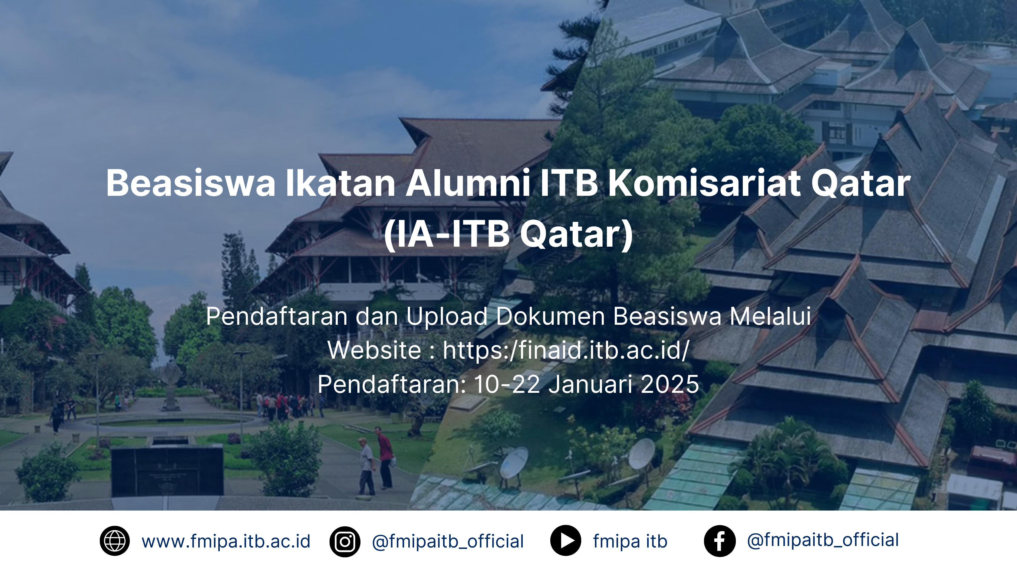 Beasiswa Ikatan Alumni ITB Komisariat Qatar (IA-ITB Qatar)