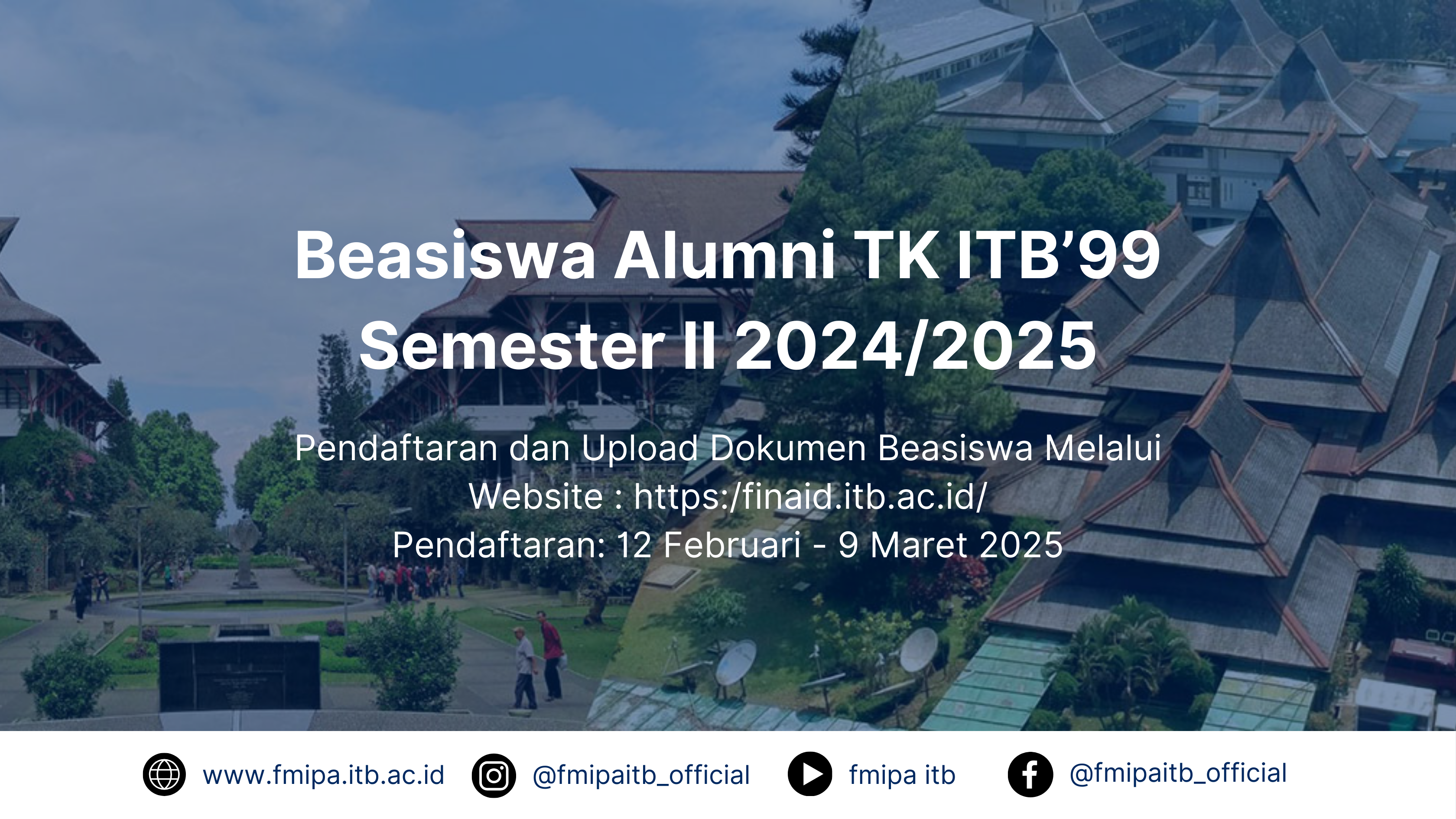 Beasiswa Alumni TK ITB’99 Semester II 2024/2025