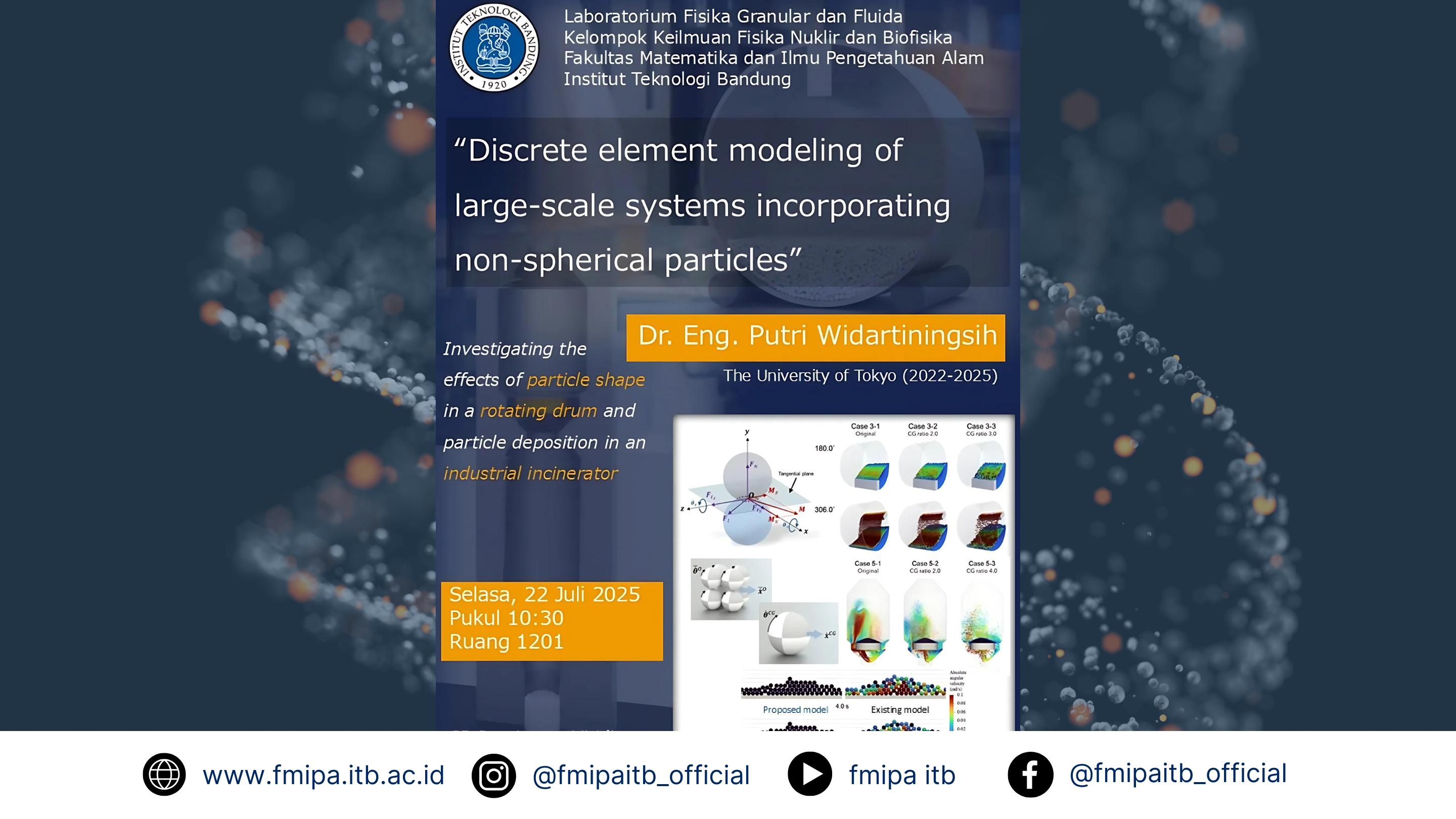 SEMINAR DISCRETE ELEMENT MODELING OF LARGE-SCALE SYSTEMS INCORPORATING NON-SPHERICAL PARTICLES