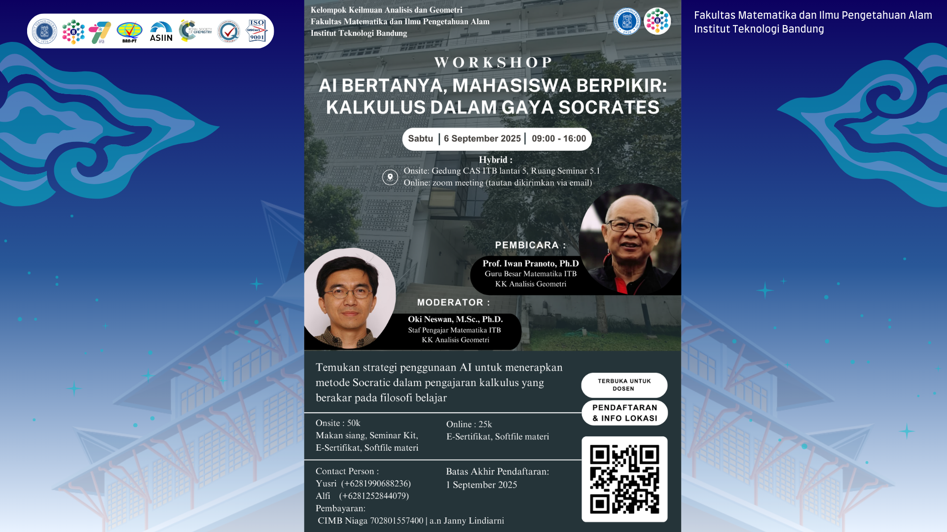 Workshop Pemanfaatan AI dalam Pengajaran Kalkulus