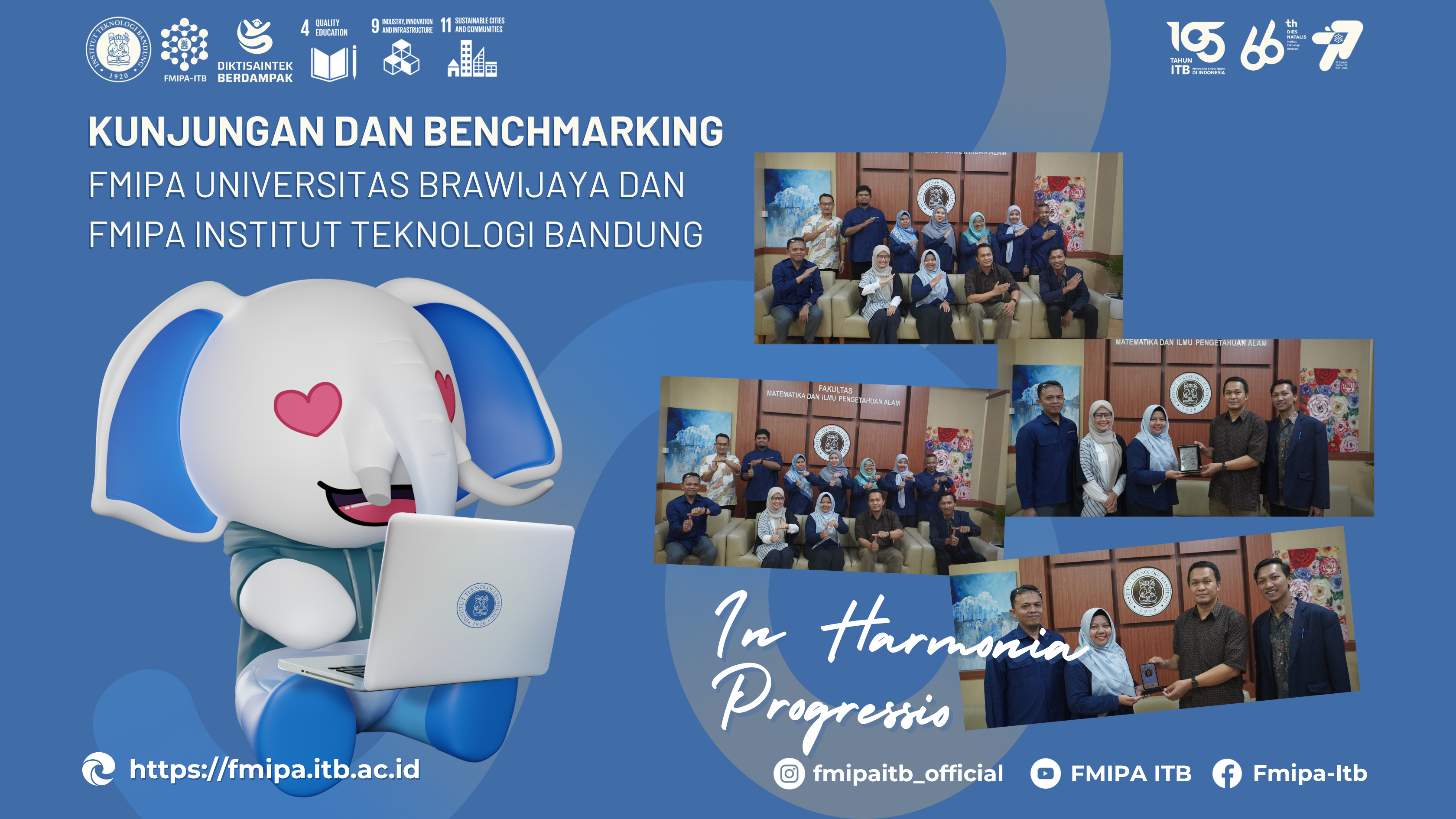 Kunjungan dan Benchmarking FMIPA Universitas Brawijaya ke FMIPA Institut Teknologi Bandung