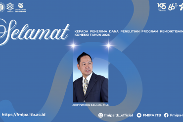 Dosen FMIPA ITB Raih Dana Penelitian Program Kemendiksaintek – Koneksi Tahun 2026